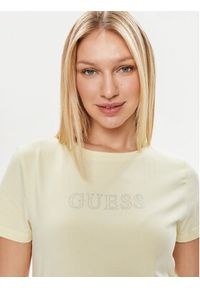 Guess T-Shirt Skylar V4GI09 J1314 Zielony Slim Fit. Kolor: zielony. Materiał: bawełna #4