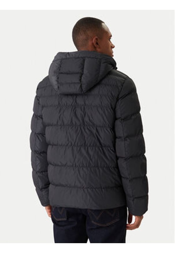 Geox Kurtka zimowa Leitan M5628C T3266 F9112 Czarny Regular Fit. Kolor: czarny. Materiał: syntetyk. Sezon: zima