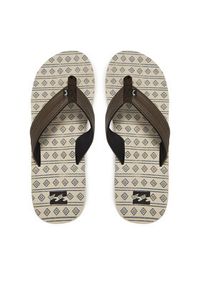 Billabong Japonki EBYL100030 Brązowy. Kolor: brązowy. Materiał: skóra #6
