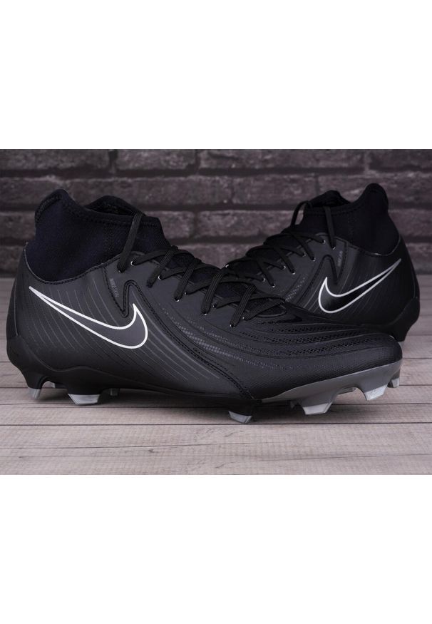 Buty męskie korki Nike PHANTOM LUNA II ACADEMY FG MG. Kolor: czarny. Sport: piłka nożna