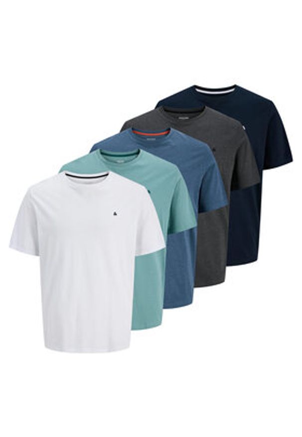 Jack & Jones T-Shirt Paulos 12277958 Kolorowy Regular Fit. Materiał: bawełna. Wzór: kolorowy
