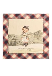 Polo Ralph Lauren Apaszka 455P04665001 Beżowy. Kolor: beżowy. Materiał: wełna #3