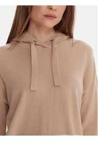 United Colors of Benetton - United Colors Of Benetton Sweter 102HE203V Beżowy Boxy Fit. Kolor: beżowy. Materiał: syntetyk