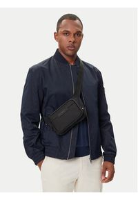 TOMMY HILFIGER - Tommy Hilfiger Saszetka nerka Th Repreve Bumbag AM0AM13467 Czarny. Kolor: czarny. Materiał: materiał