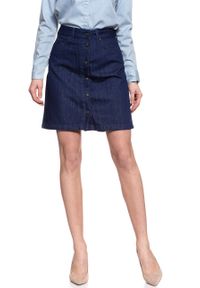 Lee - SPÓDNICA JEANSOWA LEE A LINE SKIRT RINSE L38NRC36. Materiał: jeans