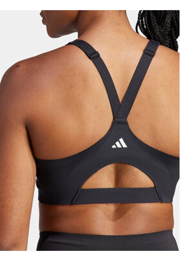 Adidas - adidas Biustonosz sportowy TLRD Impact Luxe IL2911 Czarny. Kolor: czarny. Materiał: syntetyk