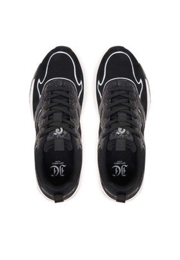 Just Cavalli Sneakersy Fondo Nevada Dis 2 79QA3SD1 ZSD37 Czarny. Kolor: czarny. Materiał: materiał