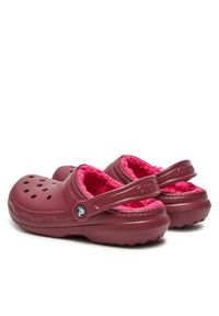 Crocs Klapki Classic Lined Clog 203591 Bordowy. Kolor: czerwony #4