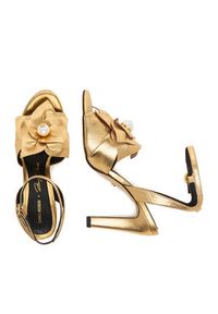 Gino Rossi - GINO ROSSI Sandały CEO-ROSE-LT2158-2 Złoty. Kolor: złoty. Materiał: skóra #7