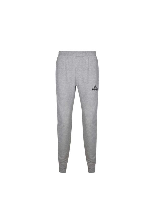PEAK - Spodnie do biegania Peak élite. Kolor: szary. Materiał: dresówka, materiał. Sport: fitness, koszykówka