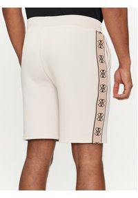 Guess Szorty materiałowe Mickey Z4RD04 KB3P2 Écru Regular Fit. Materiał: bawełna