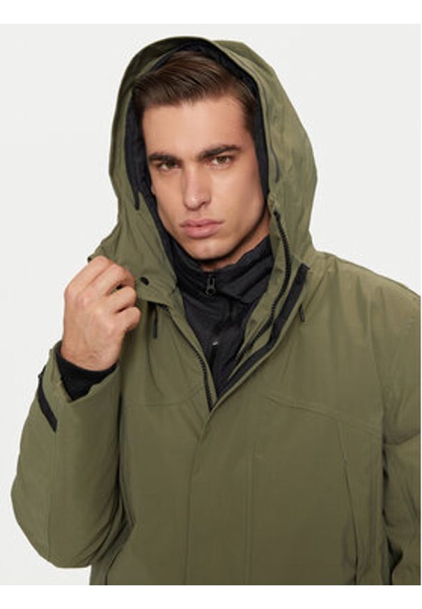 Halti Kurtka zimowa Bergga 065-0426 Zielony Relaxed Fit. Kolor: zielony. Materiał: syntetyk. Sezon: zima