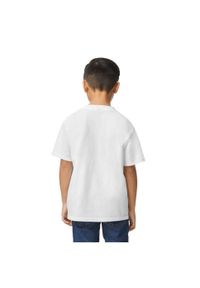 GILDAN - Koszulka Dziecięca Softstyle Midweight T-shirt. Kolor: biały