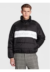 Calvin Klein Jeans Kurtka anorak J30J321966 Czarny Regular Fit. Kolor: czarny. Materiał: syntetyk