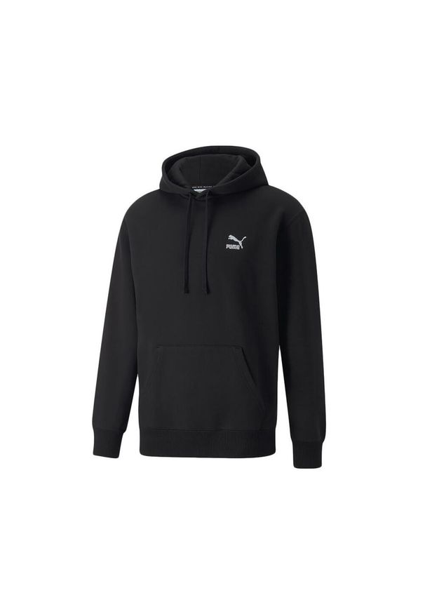 Bluza z kapturem Puma Classics Small Logo FL. Typ kołnierza: kaptur. Kolor: czarny. Wzór: haft