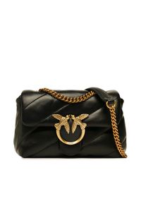 Pinko Torebka Love Mini Puff Cl PE 23 PLTT 100039 A0F2 Czarny. Kolor: czarny. Materiał: skórzane