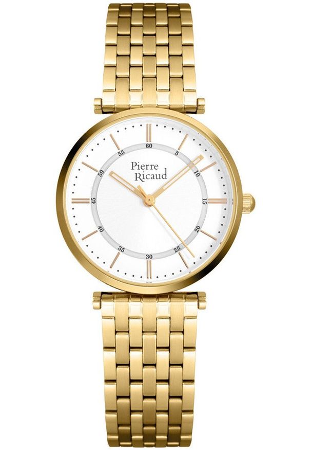 Zegarek damski Pierre Ricaud P51038.1113Q złoty. Kolor: złoty