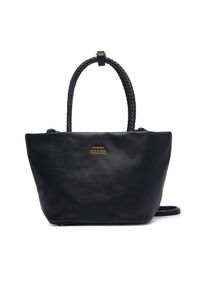 TOMMY HILFIGER - Tommy Hilfiger Torebka Th Marina Bucket Leather AW0AW18739 Czarny. Kolor: czarny. Materiał: skórzane #1