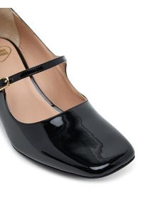 Love Moschino - LOVE MOSCHINO Czółenka JA10385G1NIH000035 Czarny. Kolor: czarny. Materiał: skóra, lakier #6