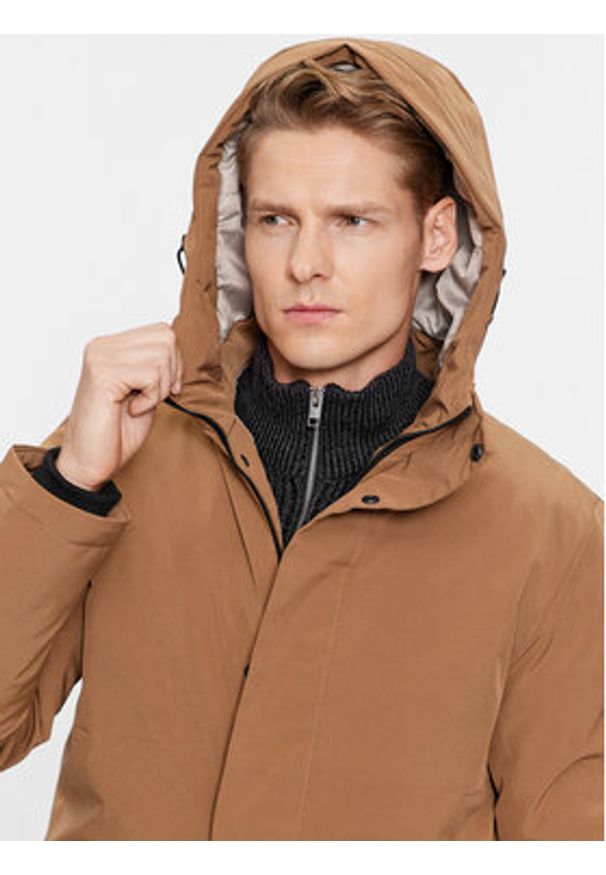 Jack & Jones - Jack&Jones Kurtka zimowa 12235845 Brązowy Regular Fit. Kolor: brązowy. Materiał: syntetyk. Sezon: zima