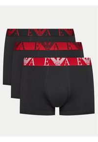 Emporio Armani Underwear Komplet 3 par bokserek 111357 4F715 38121 Czarny. Kolor: czarny. Materiał: bawełna