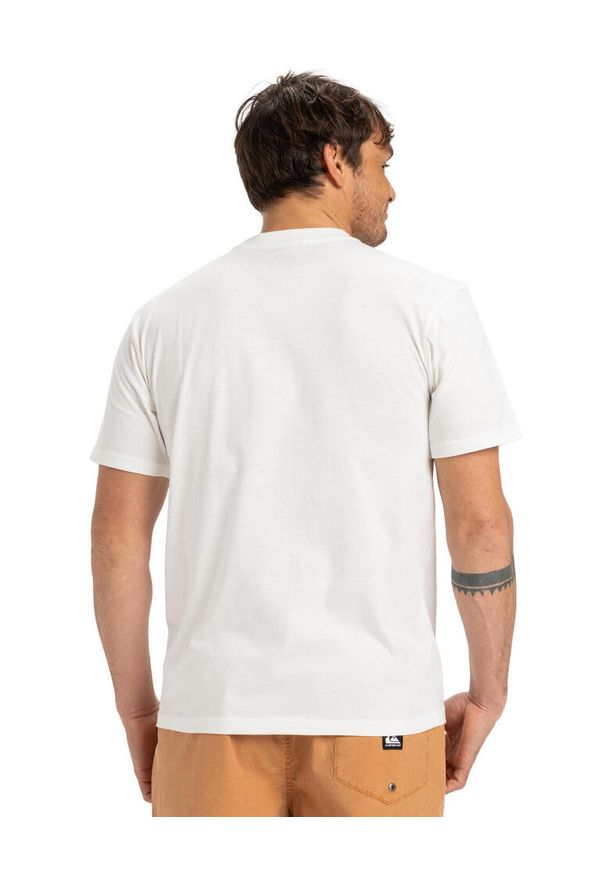Quiksilver - Koszulka z krótkim rękawem dla Mężczyzn EVO ENDLESS Biały. Kolor: biały. Materiał: materiał, bawełna. Długość rękawa: krótki rękaw. Długość: krótkie