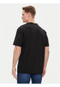 Calvin Klein Jeans T-Shirt Frequency Logo J30J325200 Czarny Regular Fit. Kolor: czarny. Materiał: bawełna