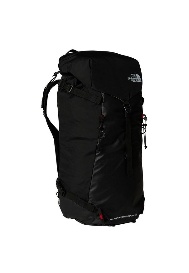 Plecak The North Face All-Mountain Purpose 30 0A88SYKX91 - czarny. Kolor: czarny. Materiał: nylon. Wzór: paski