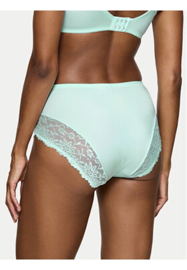 Triumph Figi klasyczne z wysokim stanem Ladyform Soft Maxi 10210671 Niebieski. Stan: podwyższony. Kolor: niebieski. Materiał: syntetyk