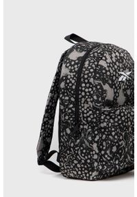 Reebok Plecak HC6820 damski kolor czarny duży wzorzysty. Kolor: czarny. Materiał: poliester, materiał #3