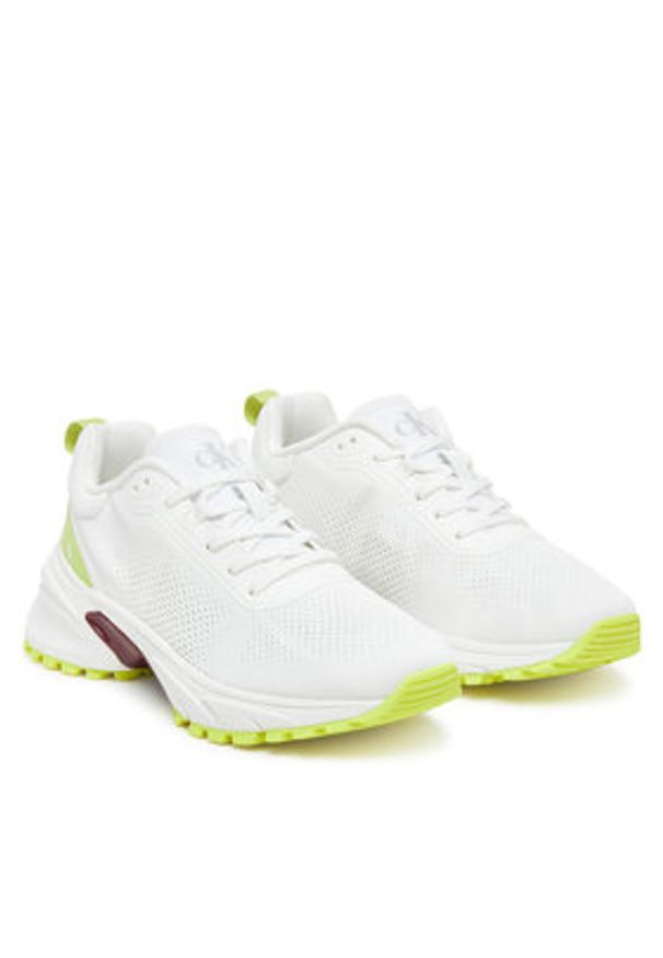 Calvin Klein Jeans Sneakersy Hike Runner Mg Tech YW0YW01856 Biały. Kolor: biały. Materiał: materiał