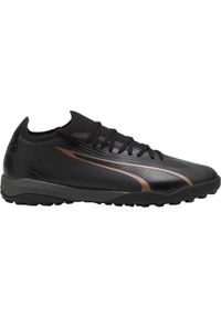 Buty piłkarskie męskie Puma Ultra Match Tt. Zapięcie: sznurówki. Kolor: czarny. Materiał: materiał, syntetyk, tkanina. Szerokość cholewki: normalna. Sport: piłka nożna