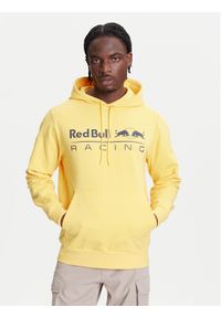 Pepe Jeans Bluza Red Bull Racing Team Logo RM580016 Żółty Regular Fit. Kolor: żółty. Materiał: bawełna