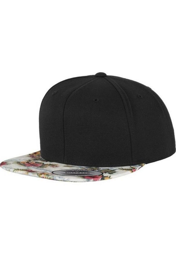 FLEXFIT - Czapka Z Daszkiem Classic ProStyle Floral Snapback Cap. Kolor: zielony, czarny, wielokolorowy