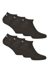 Fila - Invisilbe Plain Socks 6Pack. Kolor: czarny #1