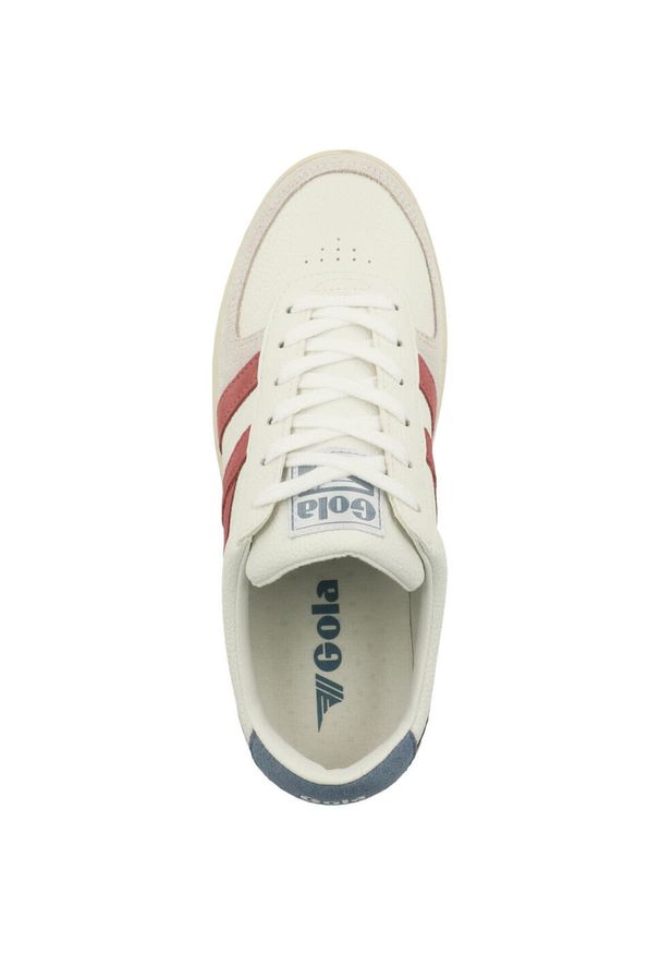 Buty do chodzenia damskie Gola Grandslam Trident. Kolor: biały. Materiał: materiał, skóra. Szerokość cholewki: normalna. Sport: turystyka piesza