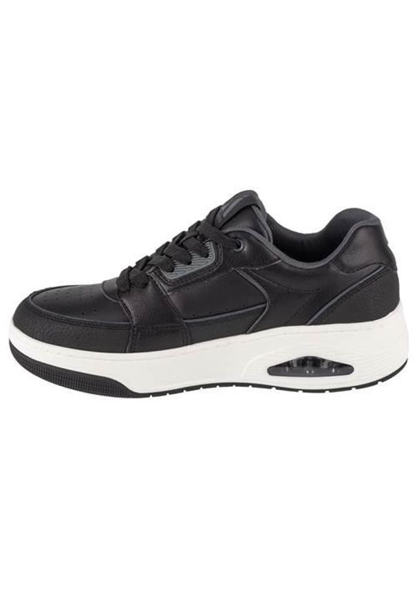 skechers - Buty sportowe Sneakersy męskie, Uno Court - Low-Post. Zapięcie: sznurówki. Kolor: czarny. Materiał: materiał, syntetyk. Szerokość cholewki: normalna. Sport: turystyka piesza