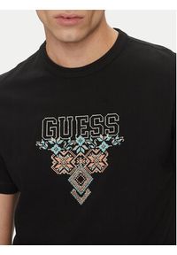 Guess T-Shirt 173007 Czarny Classic Fit. Kolor: czarny. Materiał: bawełna #4