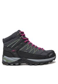 CMP Trekkingi Rigel Mid Wmn Trekking Shoes Wp 3Q12946 Szary. Kolor: szary. Materiał: zamsz, skóra