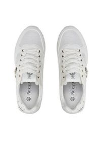 Patrizia Pepe Sneakersy PJ266.30 S Biały. Kolor: biały. Materiał: materiał
