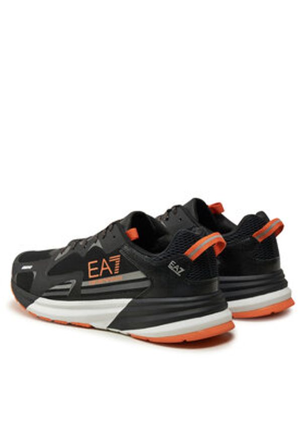 EA7 Emporio Armani Sneakersy X8X156 XK360 U017 Czarny. Kolor: czarny. Materiał: materiał
