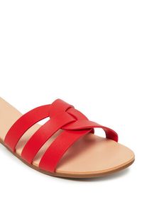 ONLY Shoes Klapki Onlfeli 4 15319426 Czerwony. Kolor: czerwony. Materiał: skóra #5