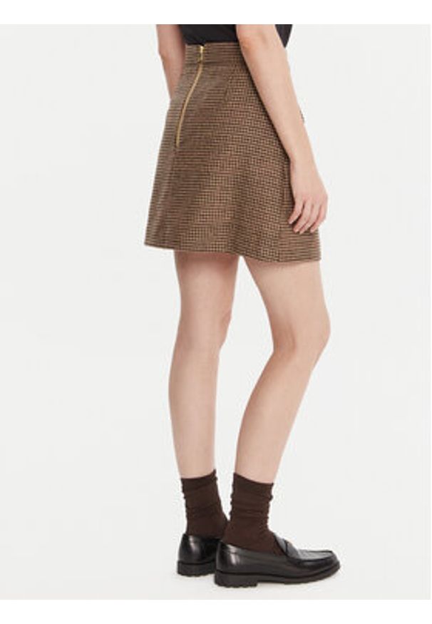 Barbour Spódnica mini Sophia LSK0130MI11 Brązowy Regular Fit. Kolor: brązowy. Materiał: bawełna