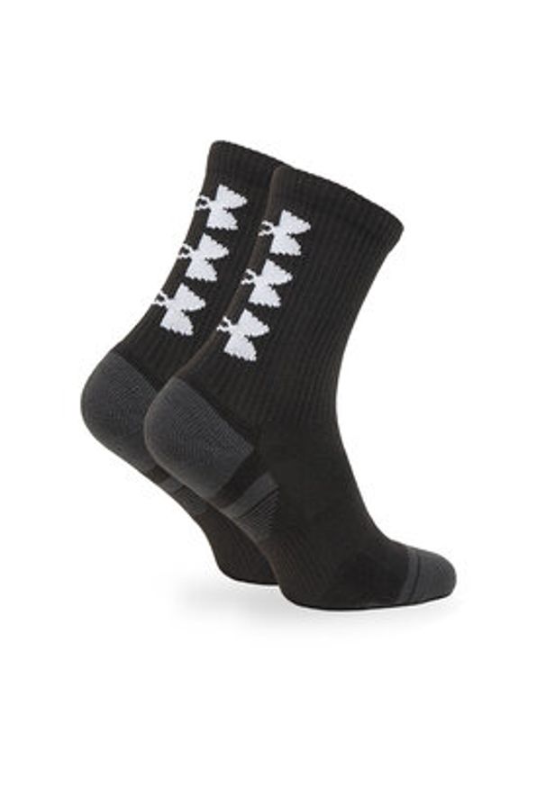 Under Armour Zestaw 3 par wysokich skarpet męskich UA Perform Tech 3p Crew 1379515 Czarny. Kolor: czarny. Materiał: poliester, materiał