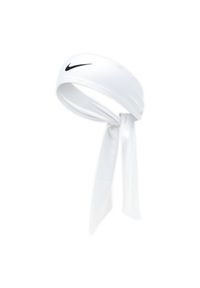 Opaska materiałowa Nike. Kolor: biały. Materiał: materiał #1