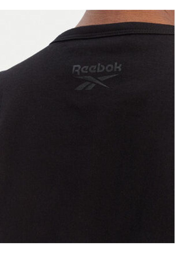 Reebok Top Erica RK25499CCW Czarny Relaxed Fit. Kolor: czarny. Materiał: bawełna