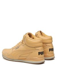 Puma Sneakersy ST Runner v3 Mid L 387638 05 Brązowy. Kolor: brązowy. Materiał: skóra
