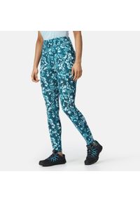 Holeen II Regatta damskie turystyczne legginsy. Kolor: niebieski. Materiał: poliester, elastan #1