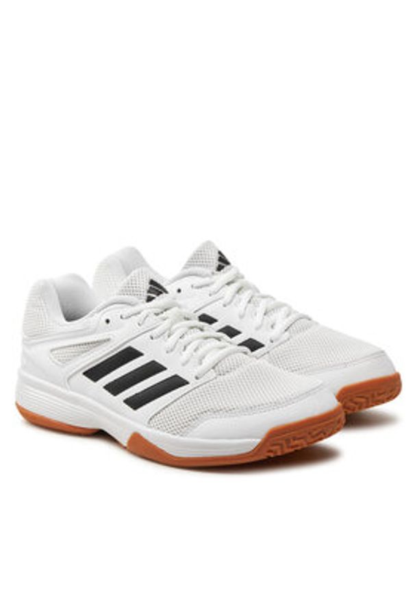 Adidas - adidas Buty halowe Speedcourt Indoor IH3159 Biały. Kolor: biały. Materiał: mesh, materiał
