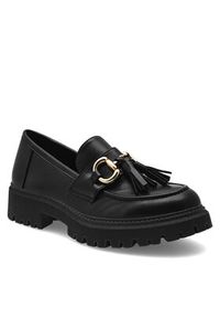 DeeZee Loafersy DOIN ALRIGHT WS5875-29 Czarny. Kolor: czarny. Materiał: materiał #7